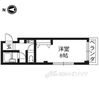 ジュネスコート【2階】の間取り