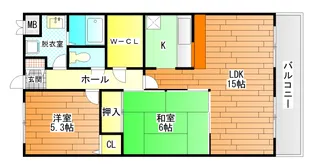 リヴィエール寺内町【4階】の間取り