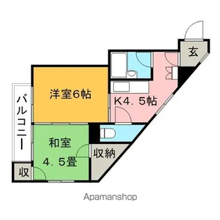 フラワーガーデン【2階】の間取り