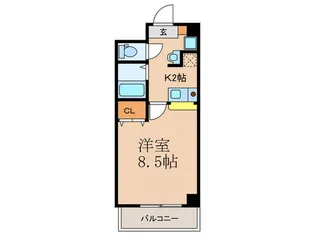 ト-ア・ドム-ル【6階】の間取り