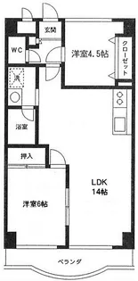 ハートスクエア【7階】の間取り