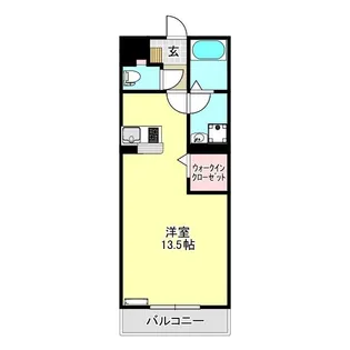 ヘリテージ宮町【2階】の間取り