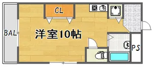プレジデント武庫之荘【5階】の間取り