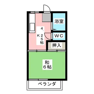 ドエルイクタ【2階】の間取り