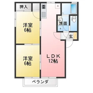 パストラルA【2階】の間取り