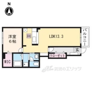 アクアビュー3【1階】の間取り