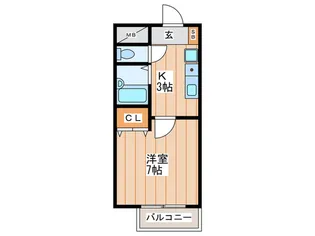 フタバハウス【1階】の間取り