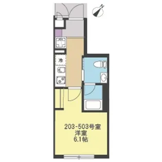 COMFORT YOKOHAMA【4階】の間取り
