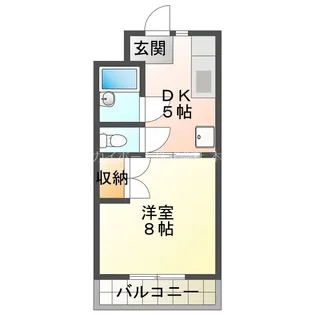 エステートビレッジ【4階】の間取り