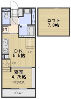 スカイガーデン青江【2階】の間取り