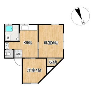鳳ハイツ【3階】の間取り