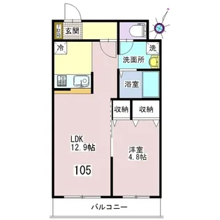BJ 2nd【1階】の間取り