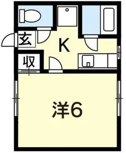 グリーンハイツ福島【2階】の間取り