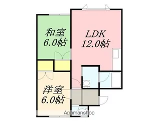 リヴェール鍛治II【2階】の間取り