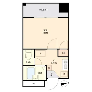 フレンシアノイエ八王子【4階】の間取り