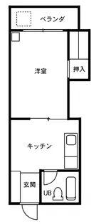 パークハイツ【2階】の間取り