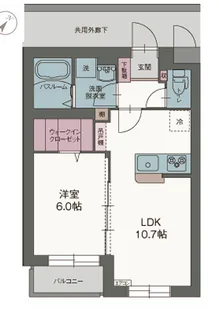 メゾン蒼風台II【2階】の間取り