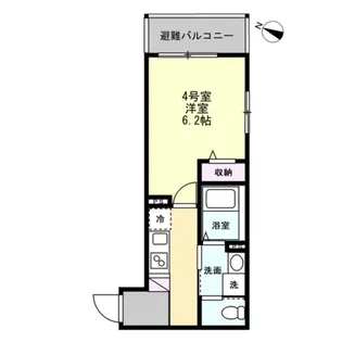 ベイルーム海老名エルデ【1階】の間取り