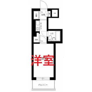 メルシー上池台【4階】の間取り