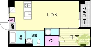 White Villa II【3階】の間取り