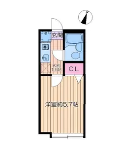 綾瀬ピースベルJ【2階】の間取り