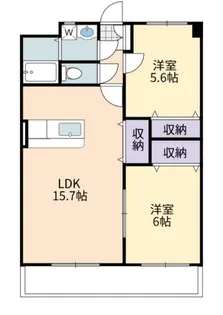 サンヒルズISHII【4階】の間取り
