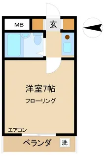 第二エステートオギモト【2階】の間取り