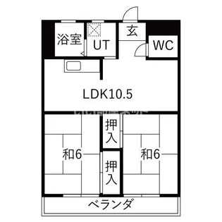 明和ビル【6階】の間取り