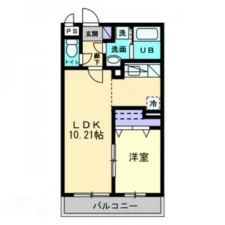 クローリスYUME【4階】の間取り