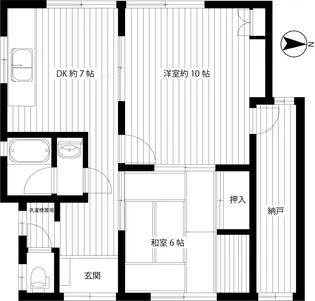 八王子レジデンス【1階】の間取り