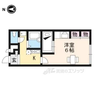 レオパレスコンフォードツバキ【2階】の間取り