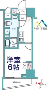 ARCOBALENO YOKOHAMAKOYASU【2階】の間取り