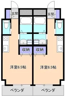 ルークスクエア【2階】の間取り
