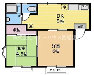 アメニティ・スウィート【1階】の間取り