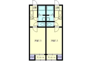 朗ハウスA【2階】の間取り