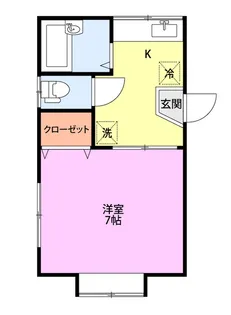 ジュネスI【1階】の間取り