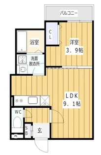 リラ・グランデ・ノダ【3階】の間取り