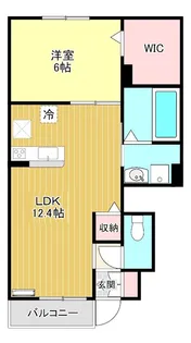 ディアベルジュ【1階】の間取り