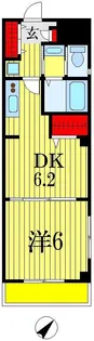 サークルロードヒルズII【1階】の間取り