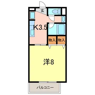 エミネンス【1階】の間取り