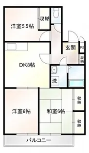 メゾンファミール赤見台【2階】の間取り