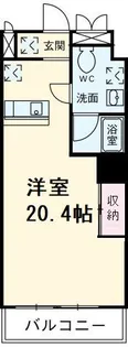 スクエア名駅南【2階】の間取り