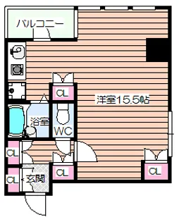 TATSUMI緑地公園【4階】の間取り