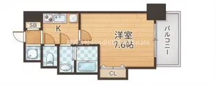 LUMINOUS新大阪2【8階】の間取り