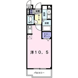 ジェルメ【1階】の間取り