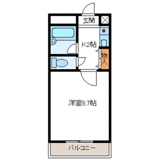 クオーレ平成【2階】の間取り