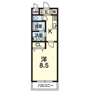 ロイヤルハイネスファースト【3階】の間取り