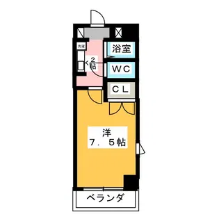 ジュネス東別院【6階】の間取り