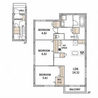 HEBEL MAISON DUOの間取り