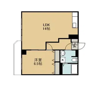 リバータウン錦本【3階】の間取り